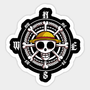 One Piece logo - Strawhat Pirate Symbol Sticker